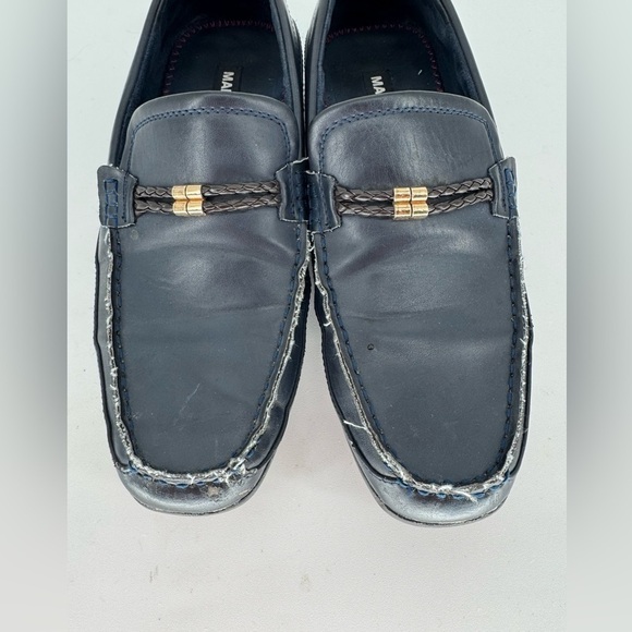 Madden Navy Blue Slip On Loafers - Picture 7 of 9